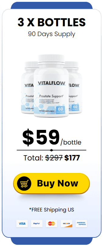 vitalflow 3 bottles price