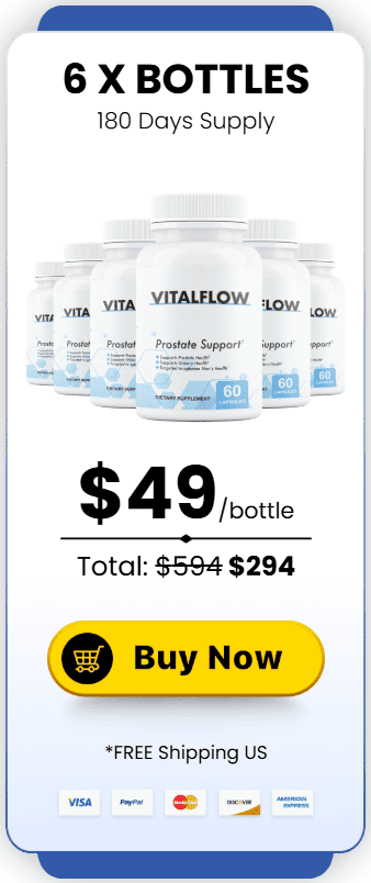 vitalflow 6 bottles price